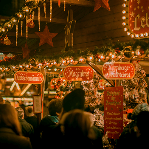 weihnachtsmarkt stand